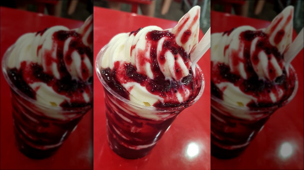 Ice cream sundae from the Costco food court