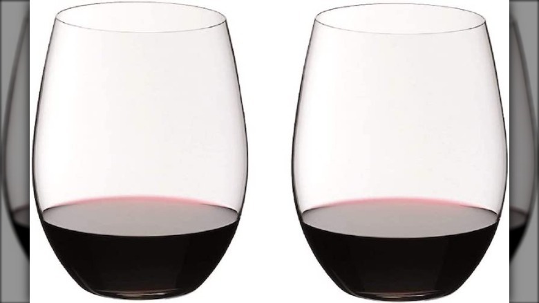 stemless wine glasses Riedel