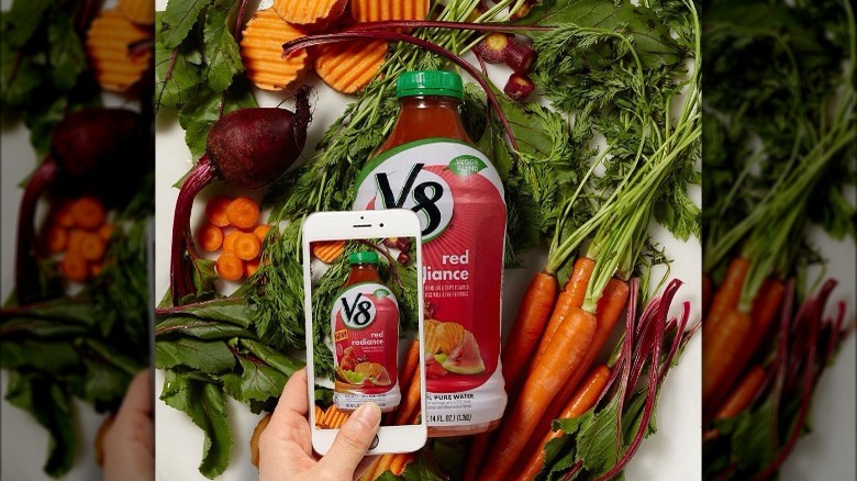 v8 vegetable juice bottle