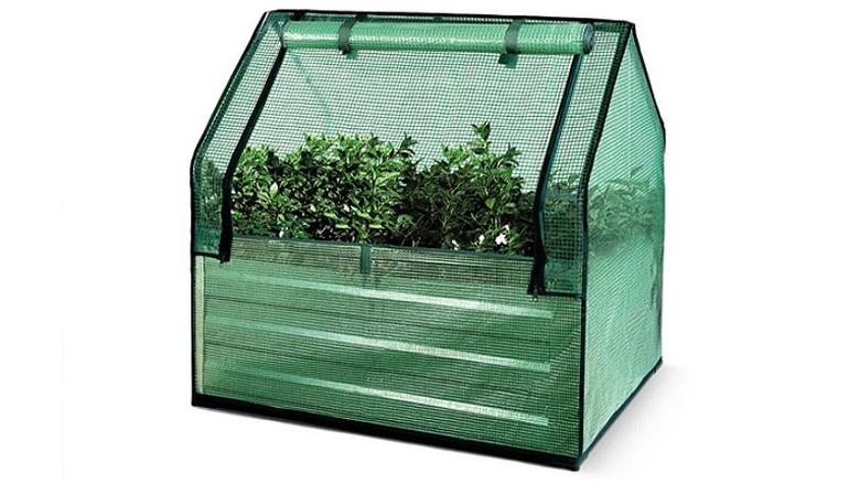 Green mesh greenhouse cover