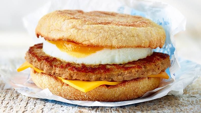 McDonald's sausage egg mcmuffin
