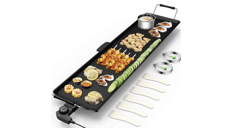 Costzon 35-Inch electric teppanyaki griddle 