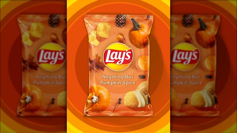 Bag of Anything But Pumpkin Spice chips