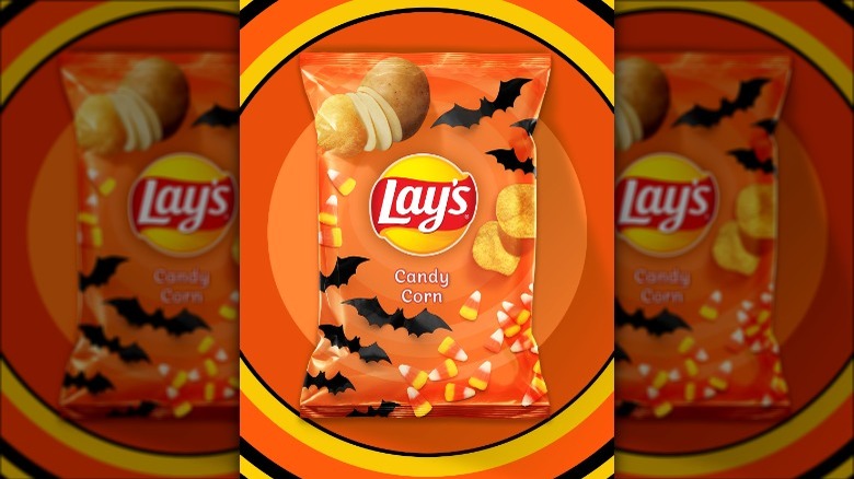 Bag of Candy Corn chips