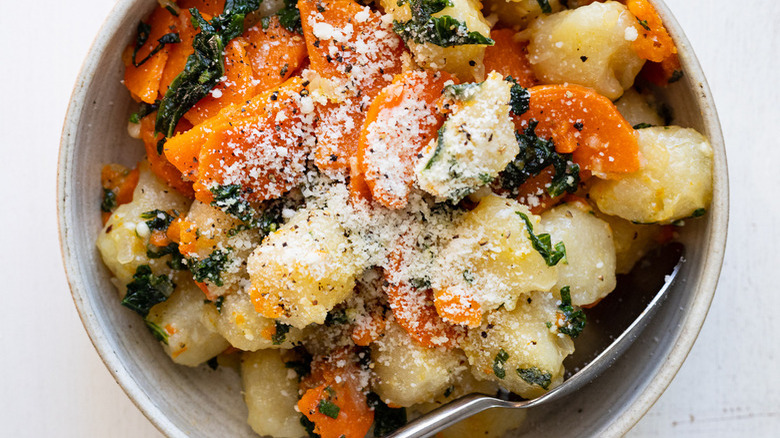vegetables with parmesan cheese