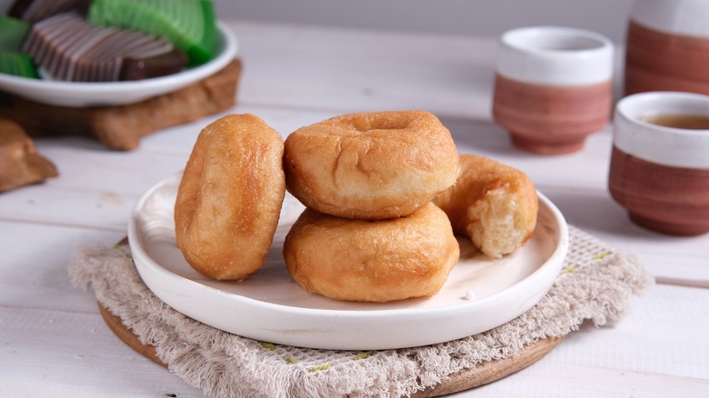 plate of donuts