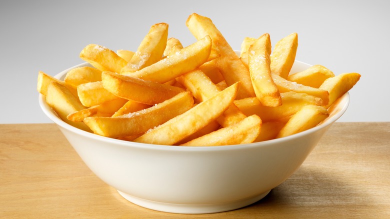 bowl of French fries