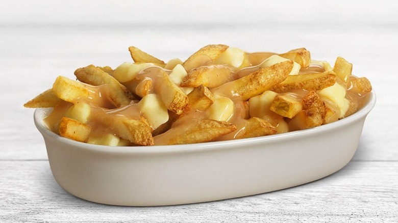 A&W poutine in dish