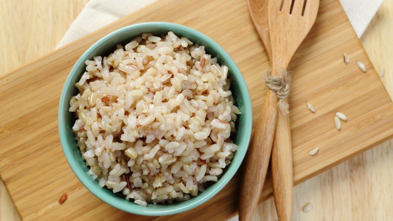 organic brown rice 