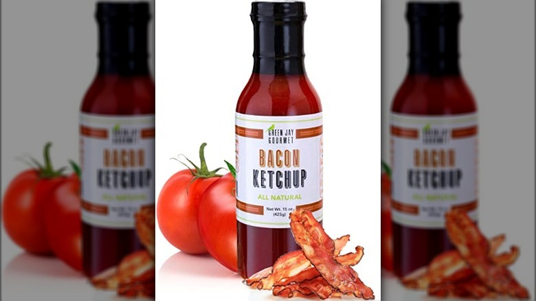 A bottle of bacon ketchup