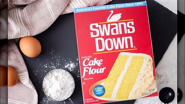 Swans Down flour box 