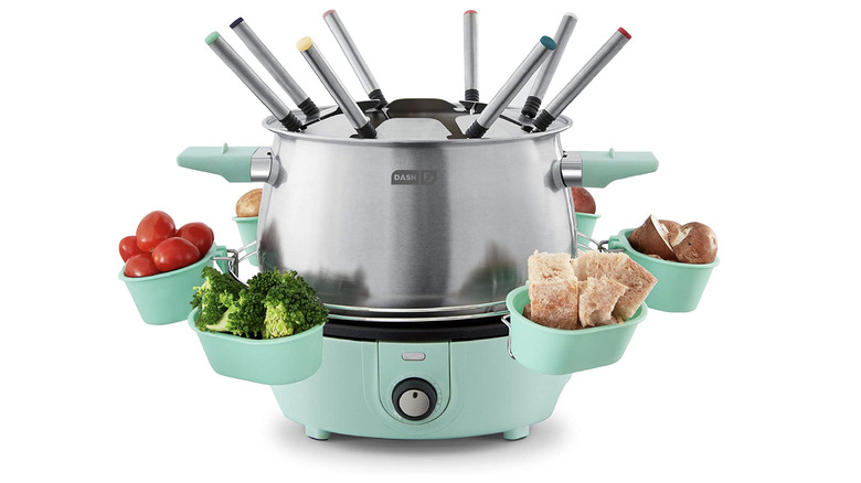 Dash deluxe stainless steel fondue