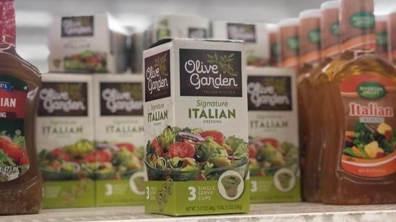 olive garden italian dressing cups