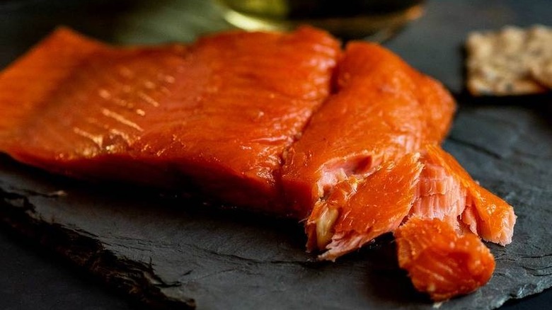 smoked salmon