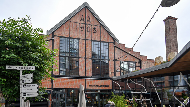 Mathallen food hall exterior