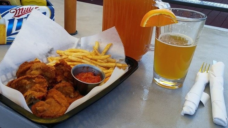 rocky mountain oysters and beer