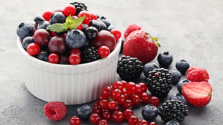 Bowl of fresh berries