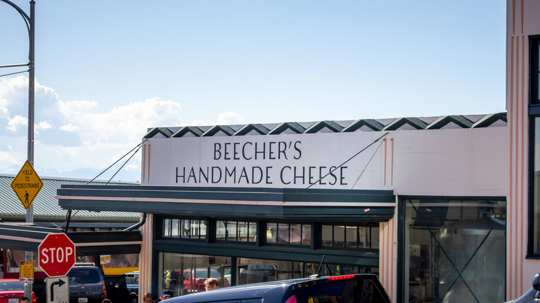 Beecher's Handmade Cheese sign