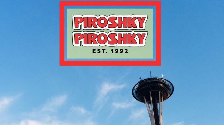 Piroshky Piroshky graphic and Space Needle