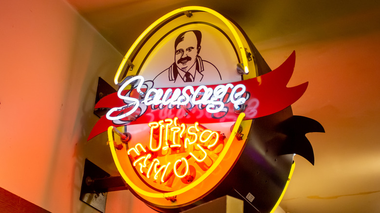 Uli's famous sausage sign