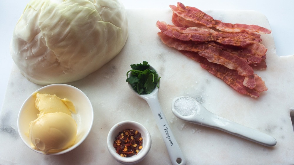 fried cabbage ingredients