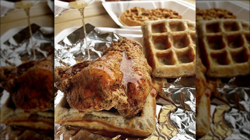 North Carolina: Dame's Chicken and Waffles's fried chicken