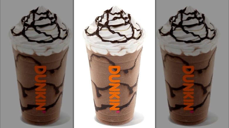 frozen chocolate drink from Dunkin'