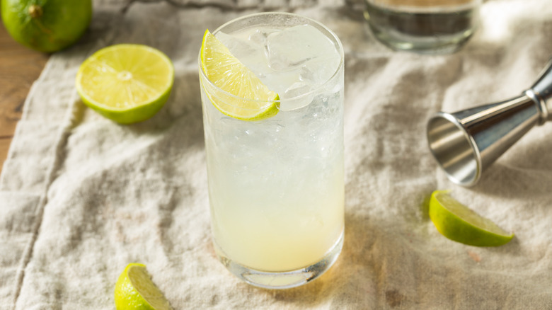 Gin Rickey cocktail