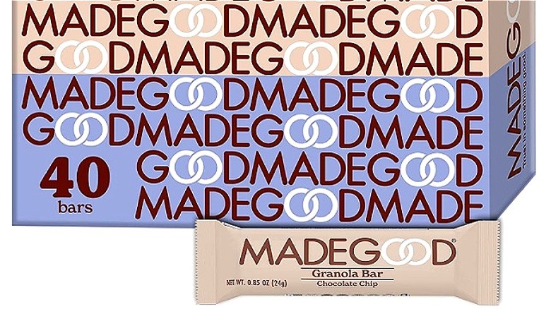 chocolate chip MadeGood granola bar