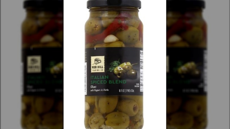 Nob Hill Trading Co. olives in jar