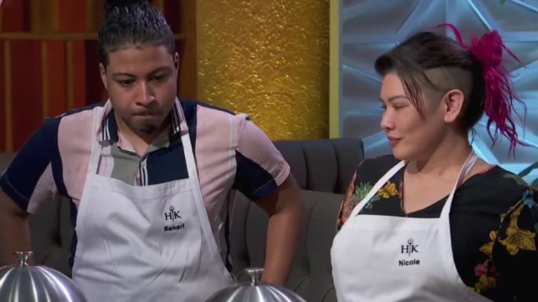 Hell's Kitchen contestants present dishes 