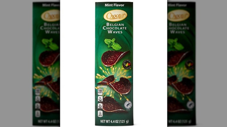 Aldi's Choceur Mint Flavor Belgian Chocolate Waves