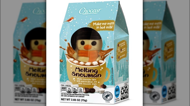 Aldi's Choceur Melting Chocolate Cocoa Snowman