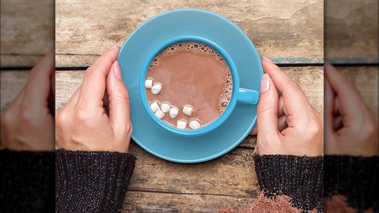 Swiss Miss hot chocolate with marshmallows