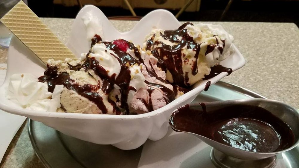 Sundae at Margie's Candies ice cream