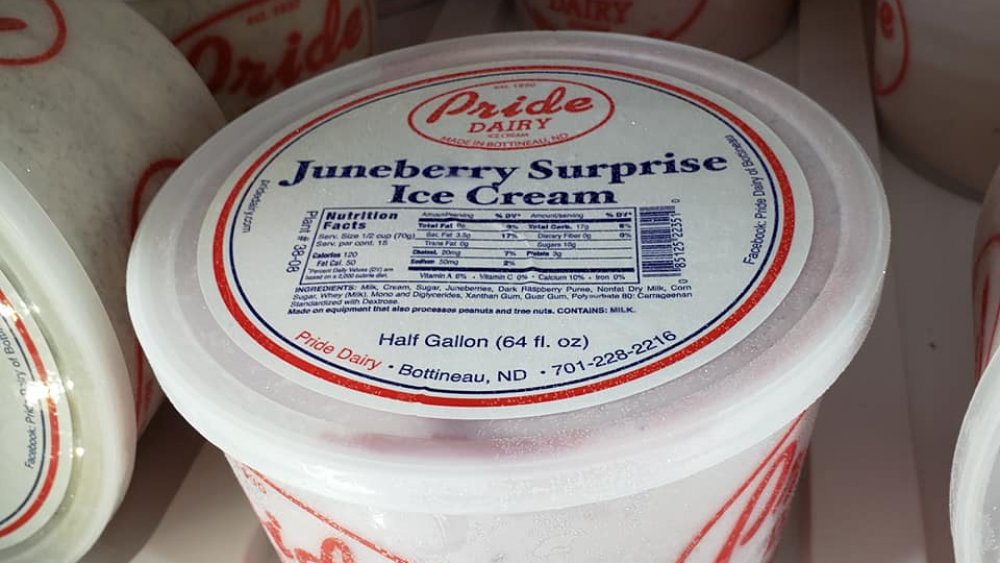 Pride Dairy's Juneberry ice cream