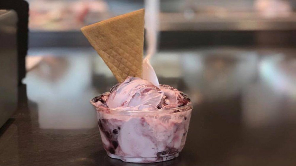 Kopp's Burgundy Cherry frozen custard ice cream