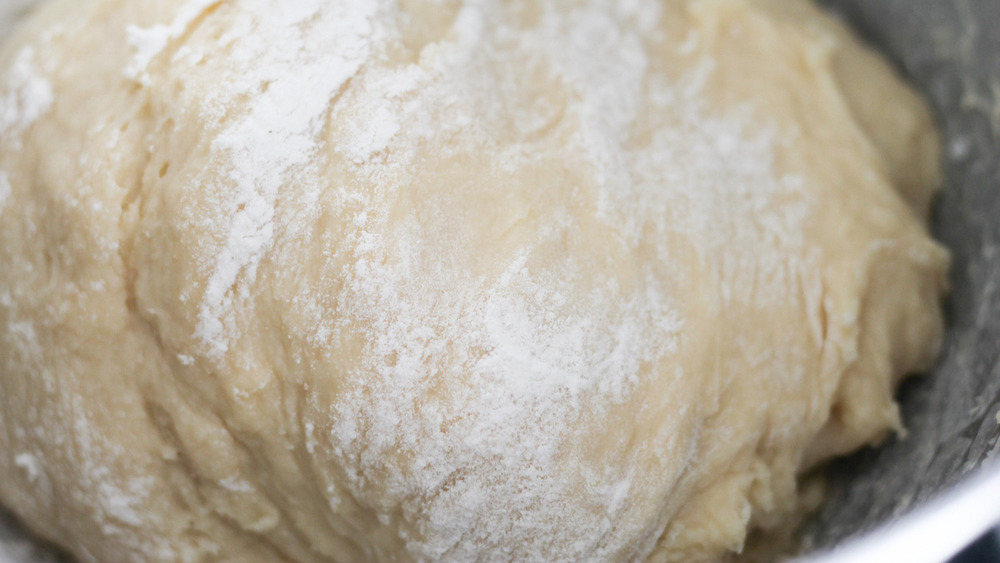 Dough for Italian Easter egg bread