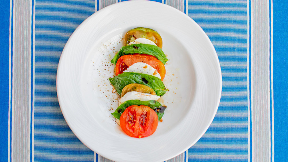 Italian tomato and mozzarella salad