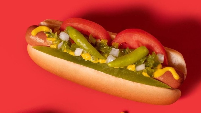 Chicago-style hot dog