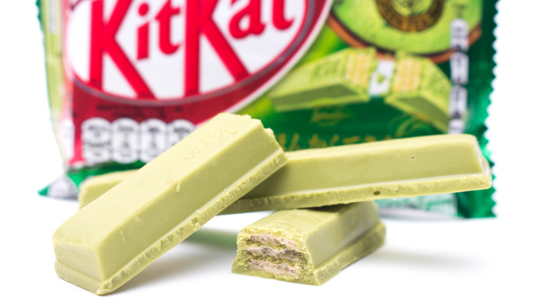 Matcha flavored Kit Kats