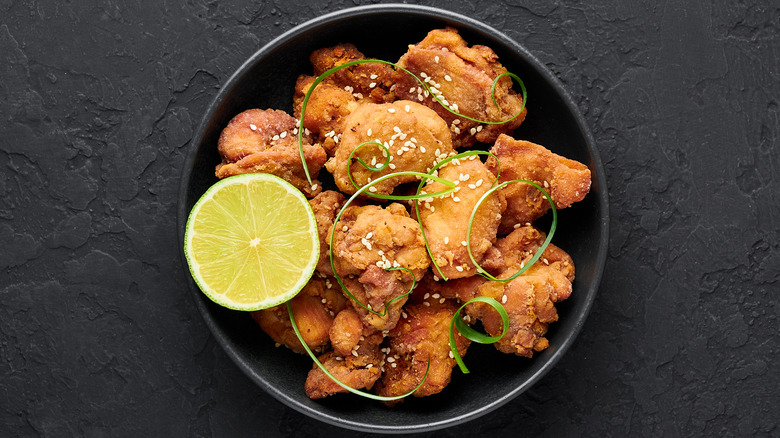 Chicken Karaage in a bowl