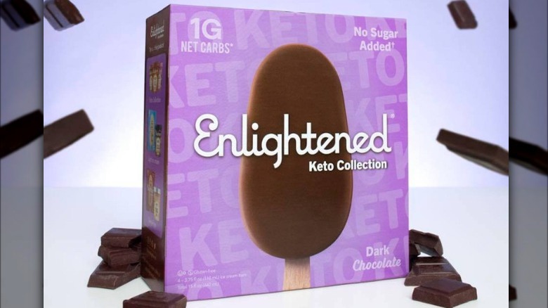 Enlightened keto ice cream bars