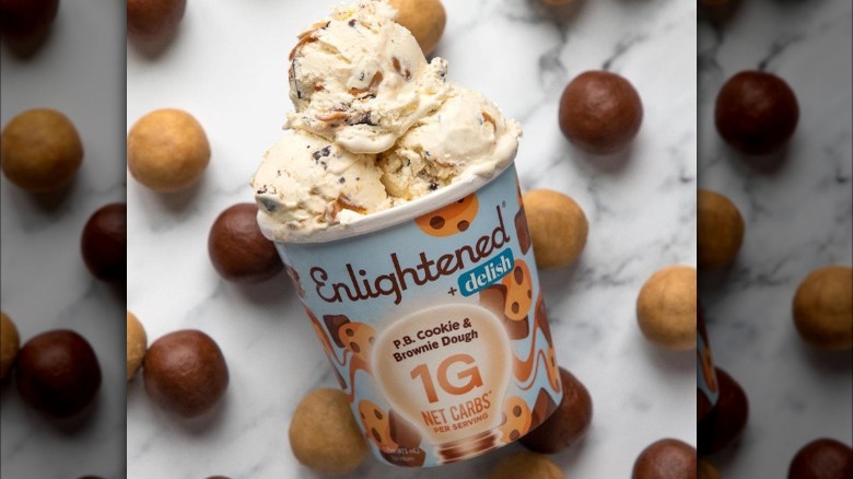 Enlightened cookie dough ice cream pint 