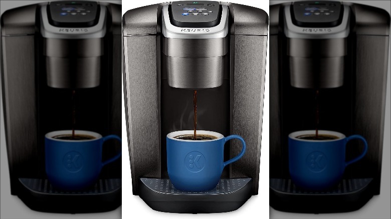 Keurig K-elite with blue cup