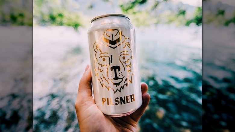 pFriem pilsner light beer can