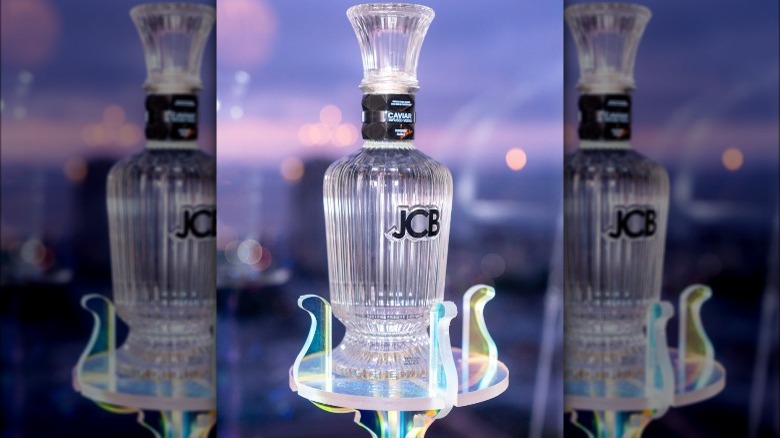 JCB vodka bottle