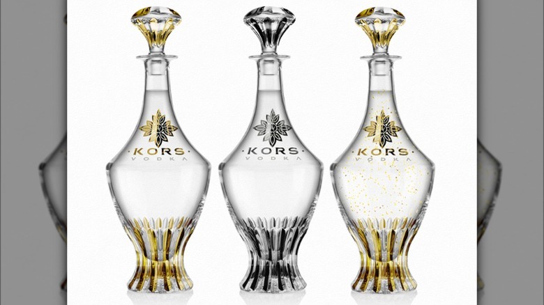 Kors vodka bottles 