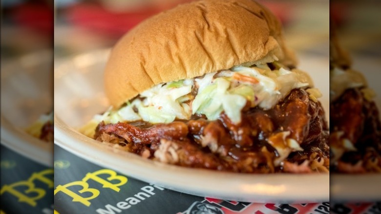 Mean Pig BBQ sandwich