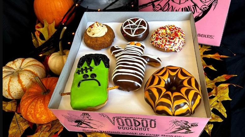 Halloween-themed Voodoo Doughnut donuts